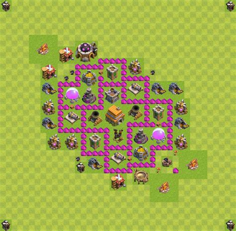 th level 6 base layout.